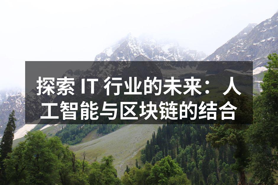 探索 IT 行业的未来：人工智能与区块链的结合
